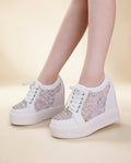 Zapatillas de novia Encanto, Taco 11 cms y plataforma de 3 cms