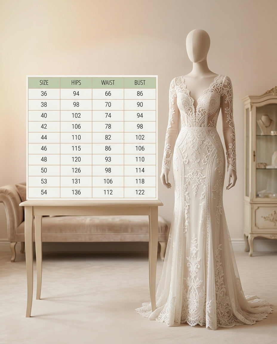 Vestido de fiesta Maca en chiffon con mangas largas y puño