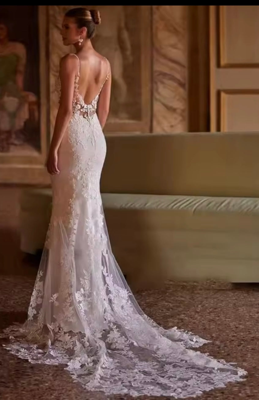 Espalda Vestido De Novia Transparencias VESTIDO DE NOVIA DARLING