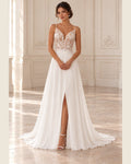 Vestido de Novia Amaya con corte fluido y espalda pronunciada