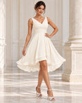 Vestido civil Aurora en capas y cuello halter