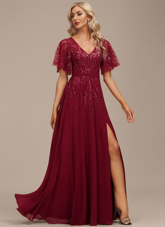 VESTIDO DE FIESTA  DANY COLOR ROSA Y TALLA 44