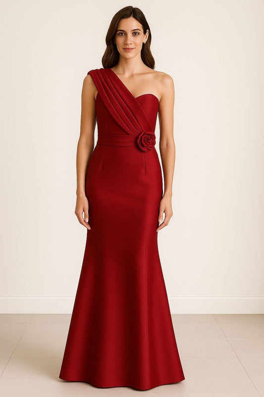 VESTIDO DE FIESTA  IRIS ASIMETRICO EN  TALLA 38 CON APLICACION DIOR