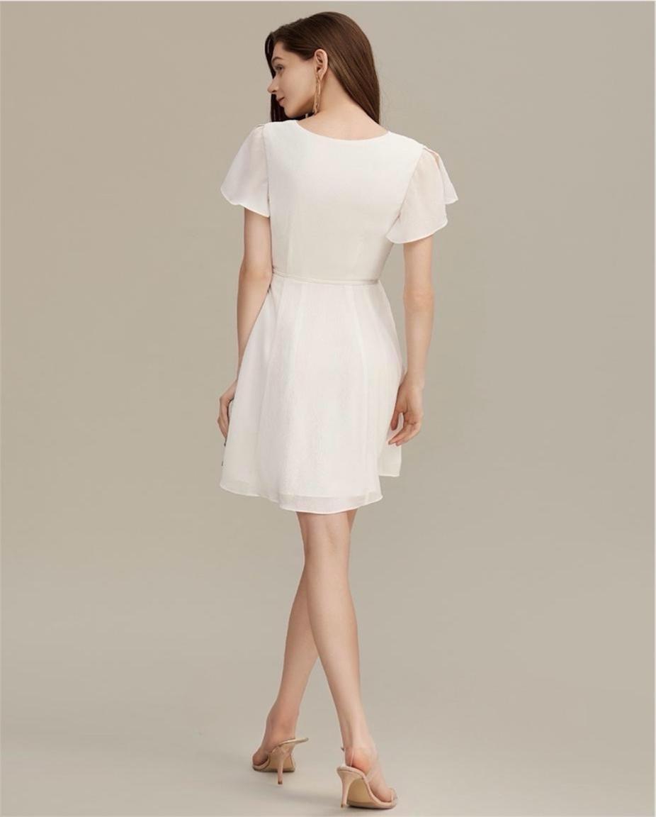 Vestido civil Liz sencillo y romantico